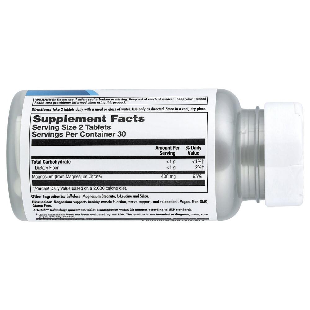 KAL Magnesium Citrate 400 60 Tablets