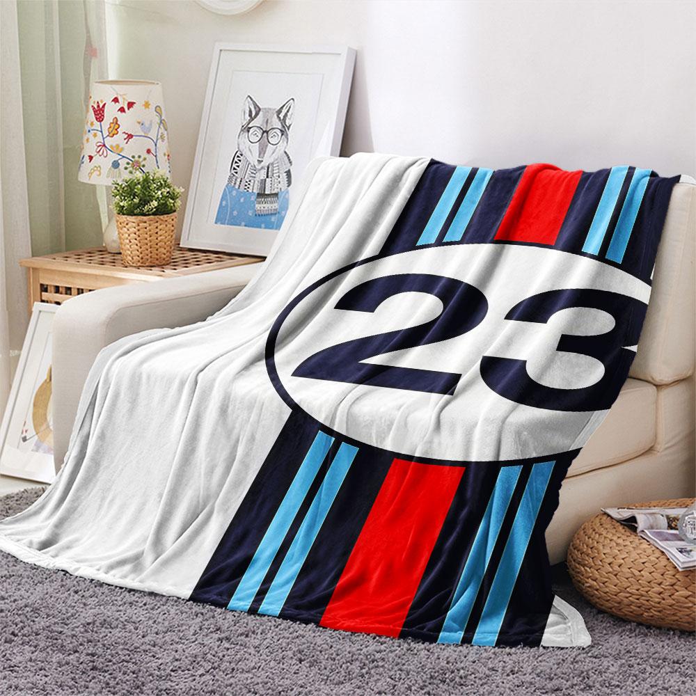 1PC Martini Racing Patterned Flannel Blanket Suitable For All Seasons for Home Decor Warmth and Comfort Gifts Holiday Present