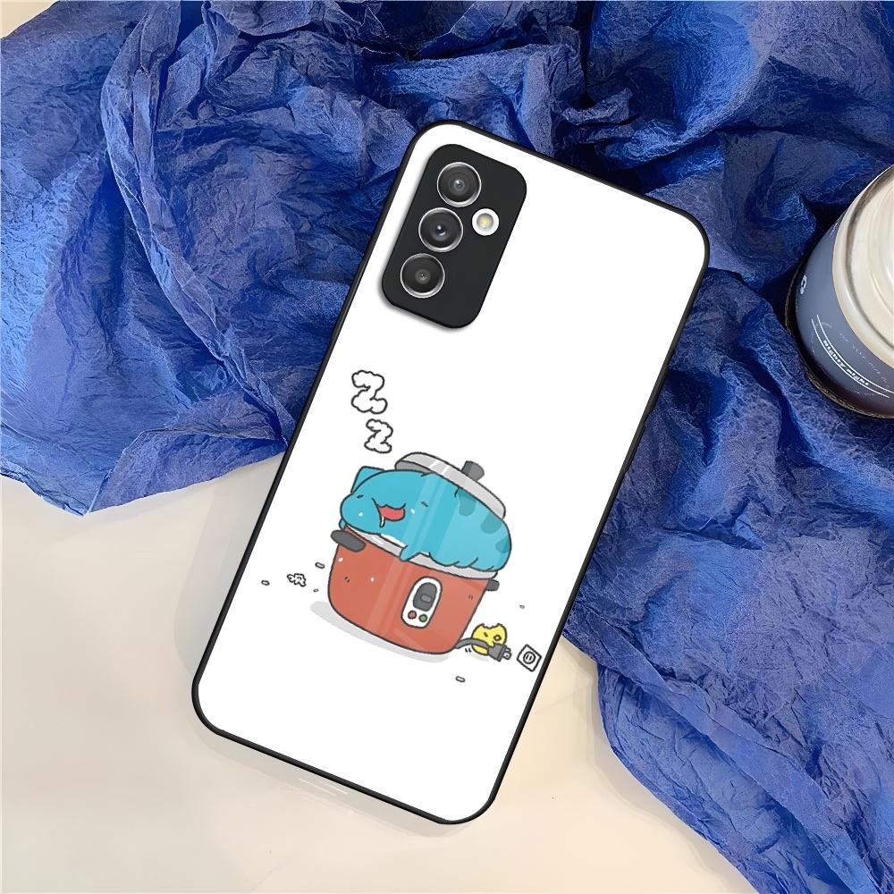 Cartoon Cute Bugcat Capoo Phone Case for Samsung Galaxy S25 S24 S30 S21 S23 S20 S22 Fe Note 20 Pro Ultra Plus Glass Cover