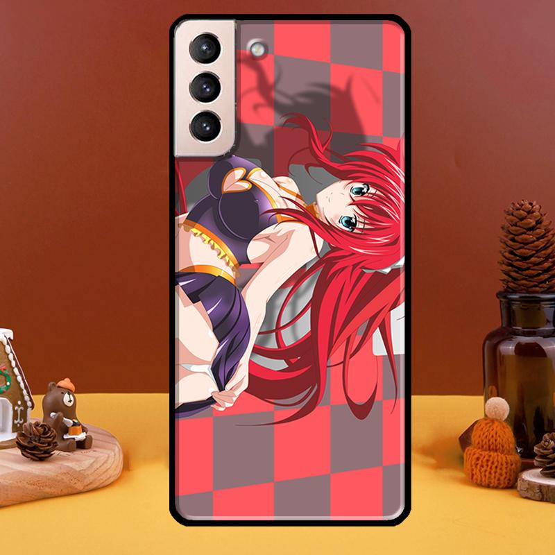 Carcasa de telefon Rias Gremory High School DxD pentru Samsung Galaxy S22 Ultra S20 S21 FE S10 S10e S9 Note 10 Plus Note 20 Ultra