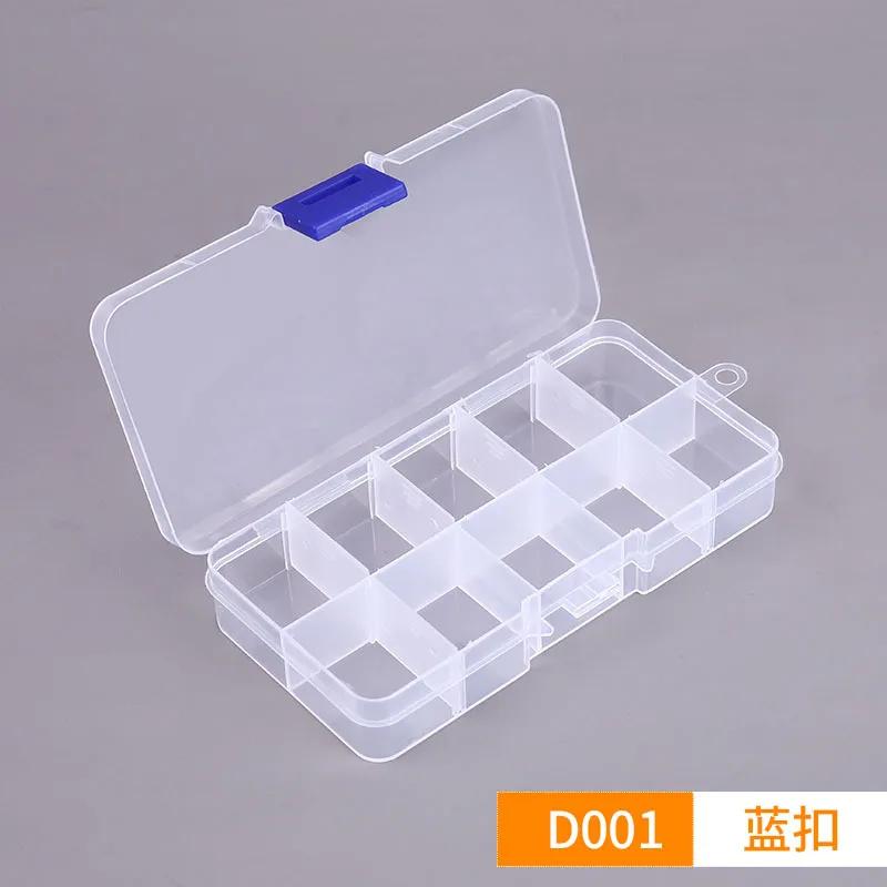 Новый 10 слотов ячеек красочный портативный ювелирный инструмент ящик для хранения контейнер кольцо электронные детали винт бусины органайзер пластиковый кейс