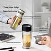 Gift Monkey Double-Layer Glass Tea Infuser Bottle