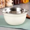 Steel Metal Kitchen Bowl For Mixing Whipping Cooking Salads 0.7