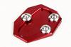 RIDEA Side Stand End Red [KSE-Y06-RD] [YAMAHA YZF-R25/YZF-R3/MT-25/MT-03] KSE-Y06-RD