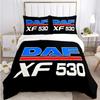 Federa Piumone con Logo Camion DAF alla Moda Set Biancheria da Letto Coperta Morbida e Federe per Ragazzi Singolo_Matrimoniale_Queen_King