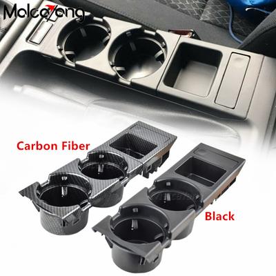 Car Black Center Console Water Cup Holder Beverage Bottle Holder Coin Tray For Bmw 3 Series E46 323i 318I 320I 98-06