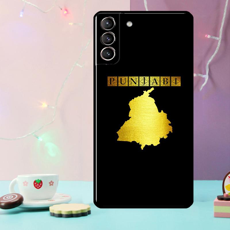 Punjab Map Phone Case For Samsung Galaxy S25 Ultra S20 S21 S22 S23 S24 Ultra Plus S9 S10 S25 FE Cover