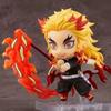 Durable 10cm Demon Slayer Kyojuro Rengoku Flame Hashira #1541 Action Figure Face Swappable Poseable Boxed Anime Collectible Figurine