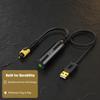 Analog to Digital Audio Adapter 3.5mm to SPDIF Converter Plug and Play for Office Conference Audio System Projector