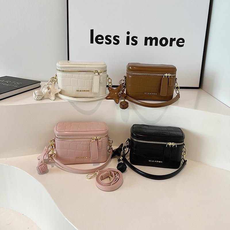 Модная ручная сумка-ведро с каменным узором для женщин — фото 5