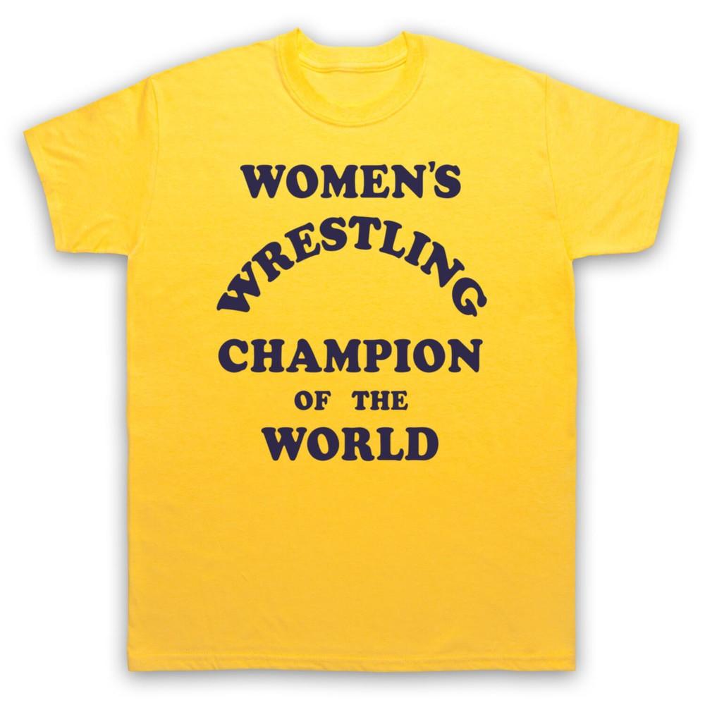 

Women S Wrestling Champion Of The World Funny Comedy Mens And Womens T-Shirt 2XL