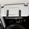 Bling Crystal Rhinestone Car Tissue Holder, Sun Visor Backseat Napkin Case, Leather Auto Tissue Storage Accessory