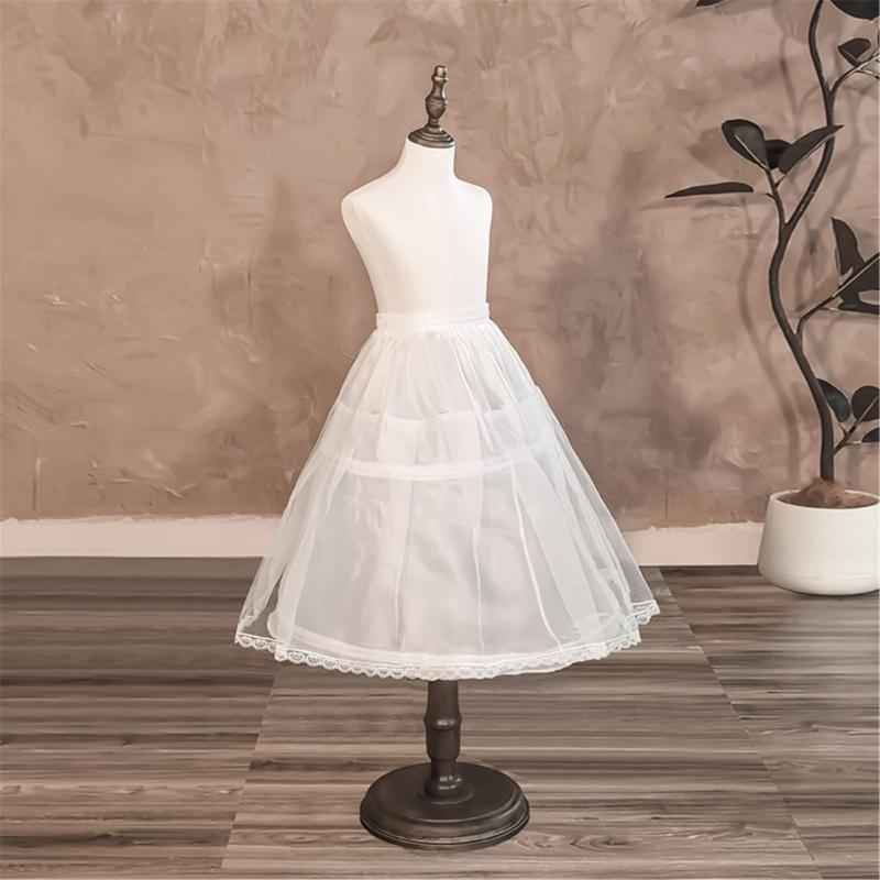 Breathable Polyester Hoop Skirt With Adjustable Waistband For Kids Special Occasion 60cm Childrens Dress Support Layer