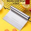 Stainless Steel Scraper Cake Sachima Cream Scraper Sausage Flour Scraper Cut Dough Baking Scraper Multifunctional Cutting Knife