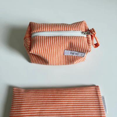 Casual Orange Square Pouch