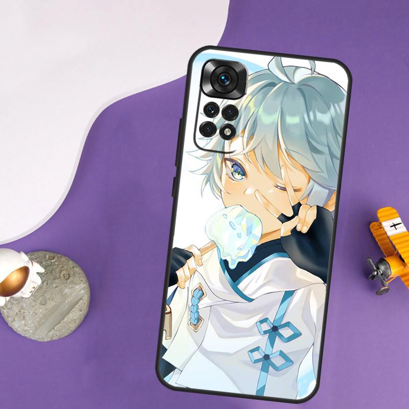 Genshin Impact Chongyun Case For Xiaomi Redmi Note 13 14 Pro 12 9 10 11 Pro 10S 11S 12S Redmi 14C 13C 10C 12C Cover