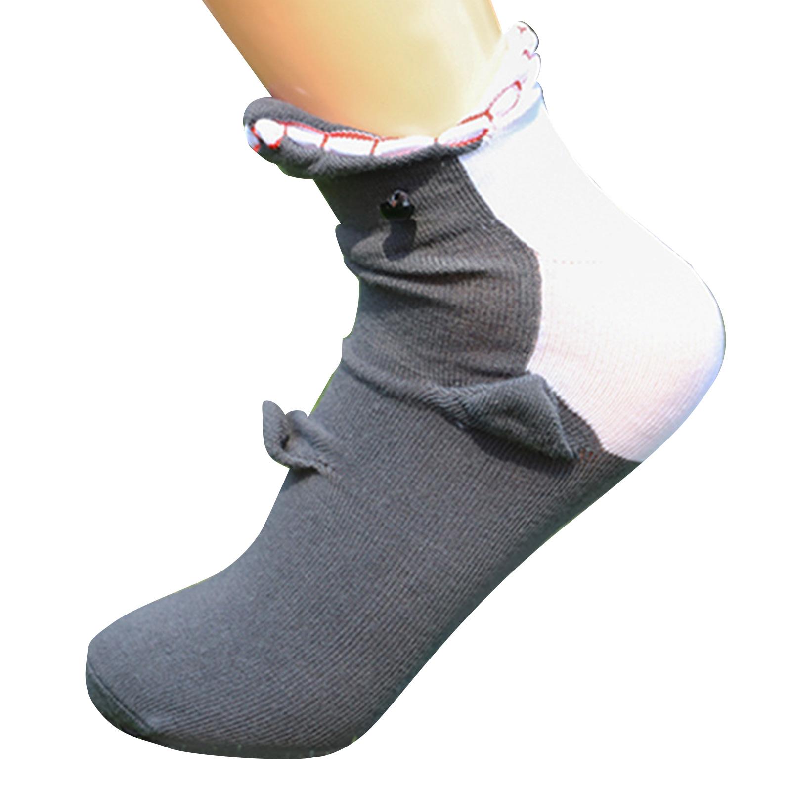Shark Socks Fashion Sock Novelty Cotton Sock Floor Socks Anti-Slip Stocking Funny Sock Carnival Halloween 1