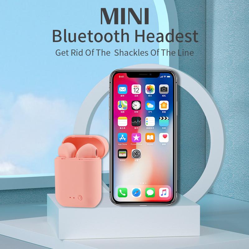 QUEED mini2 Bluetooth Headphones, I7mini Tws Dual-ear Stereo Motion 5.0 Wireless Headphones