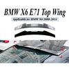 For BMW X6 E71 E72 2008-2014 Roof Spoiler Rear Wing Super Sport Style Easy Installation Exterior Styling Upgrade Body Kit Parts