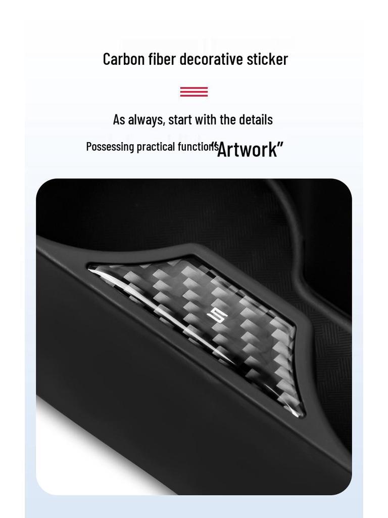 Tesla Model 3/Y Rear Seat Air Outlet Storage & Cup Holder