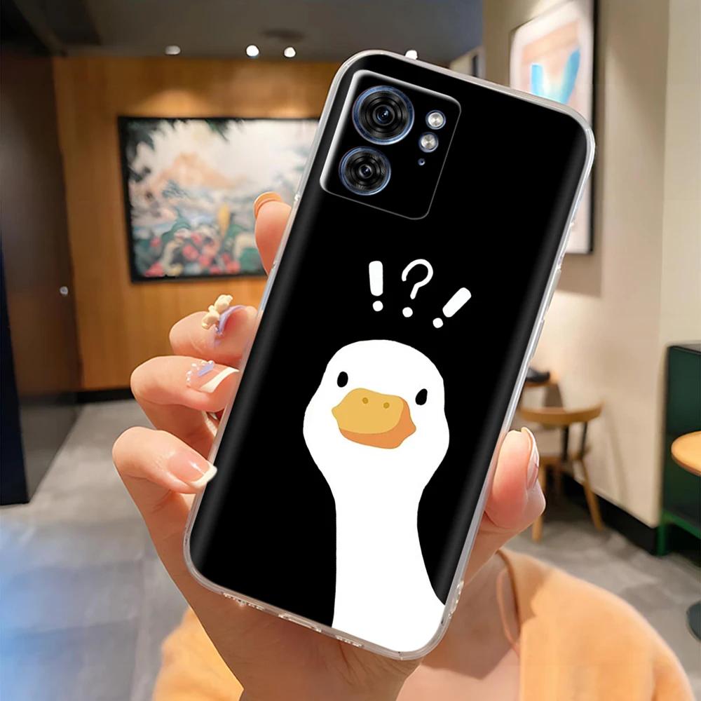 For Moto Edge 40 XT2303-2 Phone Case Panda Butterfly Soft Clear Slim Silicone Phone Cover for Motorola Moto Edge40 Edge 40 pro