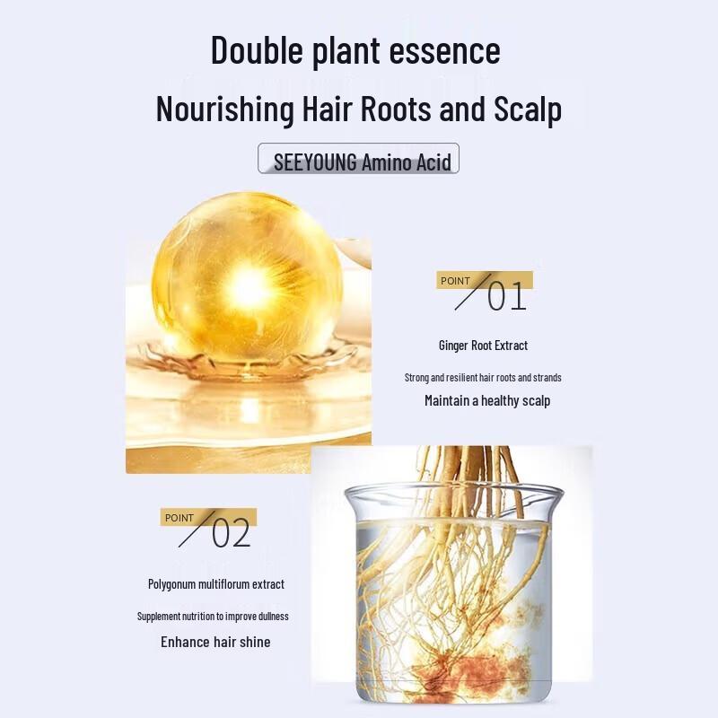 Seeyoung Amino Acid Ginger Hair Strengthening Silicone-Free Shampoo
