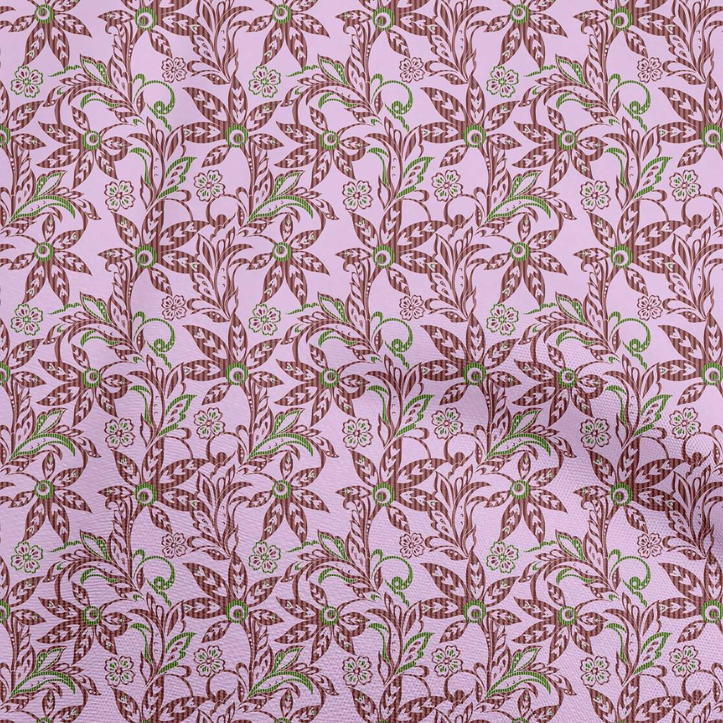 oneOone Cotton Flex Blau Stoff Damast Kleid Material Stoff Druck Stoff Meterware 40 Zoll