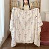 Cozy Lamb Fleece Blanket - Soft, Warm Shawl for Office, Sofa, or Dorm Naps.