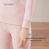 Dingguagua Pure Cotton Semi-High Collar Thermal Underwear Set