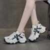 Hollow Mesh Dad Shoes Women's New Summer Versatile Lightweight Thick-soled Heightening Sneakers 2515