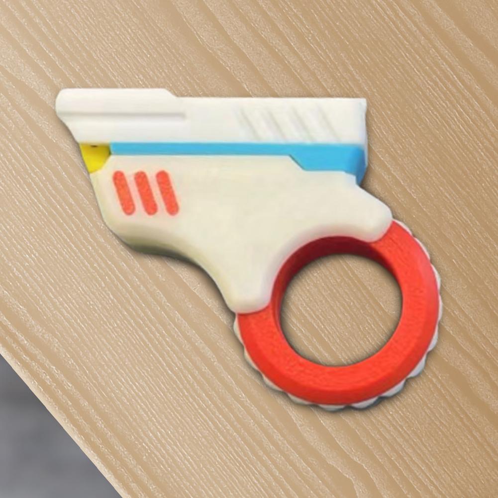 3D Printed EDC Soothing Spinner Effective Stress Reduction Metal Hand Spinner Small Pistol Toys for Anxiety and ADHD Sufferers