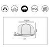 Unisex Brooklyn Embroidery Hip-Hop Hats Outdoor Adjustable Casual Baseball Caps Sunscreen Hat Fashionable Breathable Sun Hat