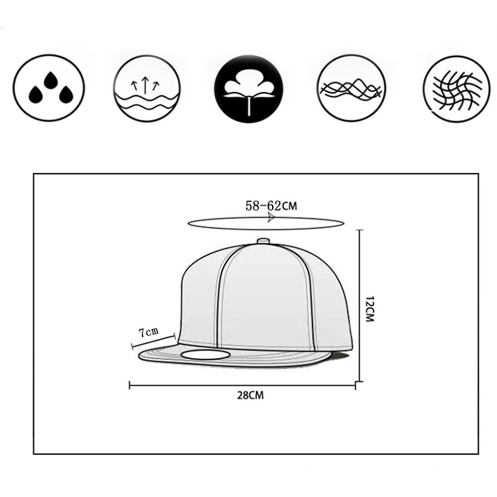 Unisex Brooklyn Embroidery Hip-Hop Hats Outdoor Adjustable Casual Baseball Caps Sunscreen Hat Fashionable Breathable Sun Hat