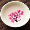 Printing Flower Changes When Hot or Cold Color Changing Ceramic Coffee Cup Bowl