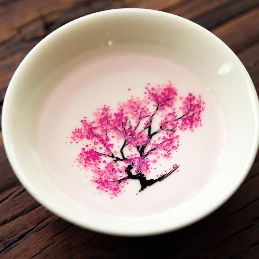 Printing Flower Changes When Hot or Cold Color Changing Ceramic Coffee Cup Bowl