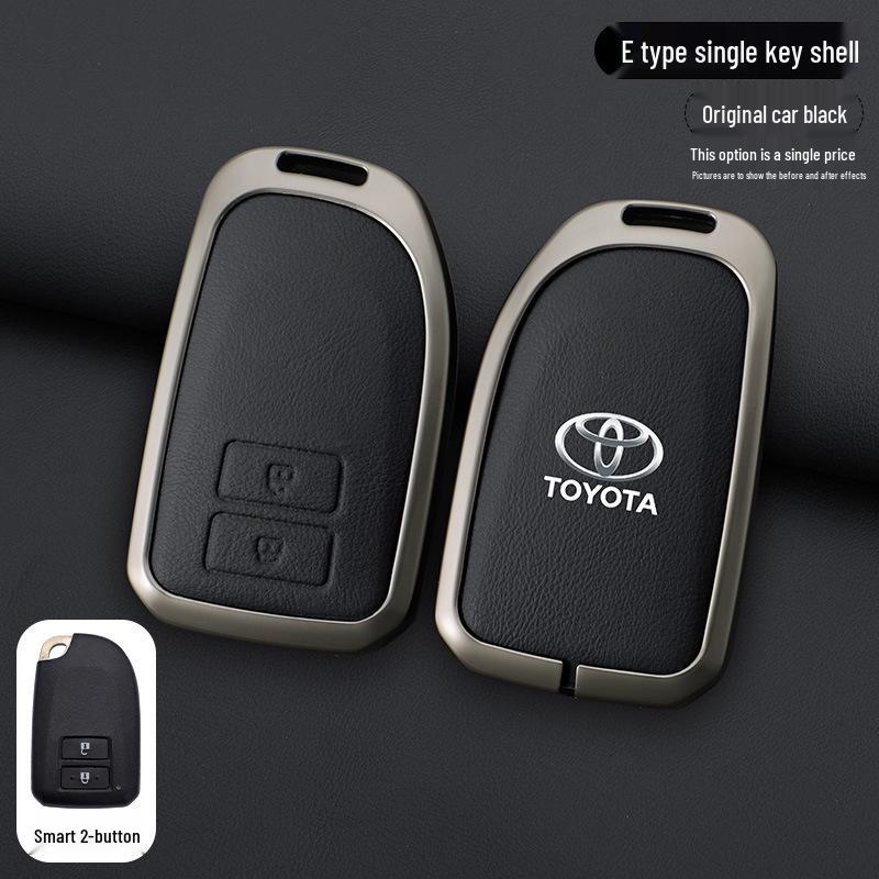 Schlüsselabdeckung für Toyota Yaris L, Vios FS und Echte Lederhülle für Damen