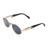 Letter Decor Oval Sunglasses Women Sunglasses Gold PR65ZSZVN09T