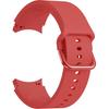 Silicone Strap for Samsung Galaxy Watch 4/5/6/7 40/42/43/44/45/46/47mm, Red
