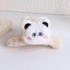 2024 Fluffy Onigiri Doll Hair Clip for Women - Large Plush Shark Claw Accessory for Autumn/Winter