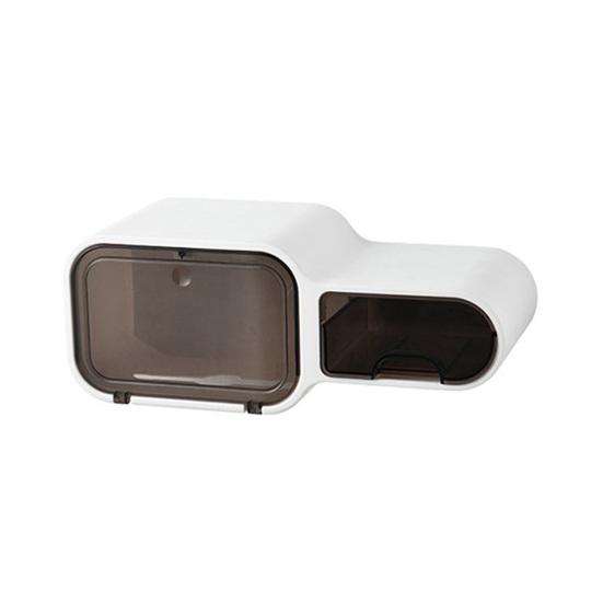 Tissue Box Waterproof Large Capacity Wall-mounted Smooth Paper Output Wall Hanging Toilet Paper Shelf Bathroom Supplies