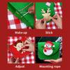 Christmas Heartfelt Gift DIY Handmade Backpack Material Santa Claus Snowman Tree Backpack Shoulder Bag Christmas Decorations
