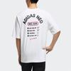 Adidas Neo Barbecue Theme Print Loose Fit Sports Short Sleeve T-Shirt Men Tops White H62007