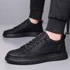 Leather shoes men's new soft-soled black sports shoes men's shoes casual versatile men's shoes