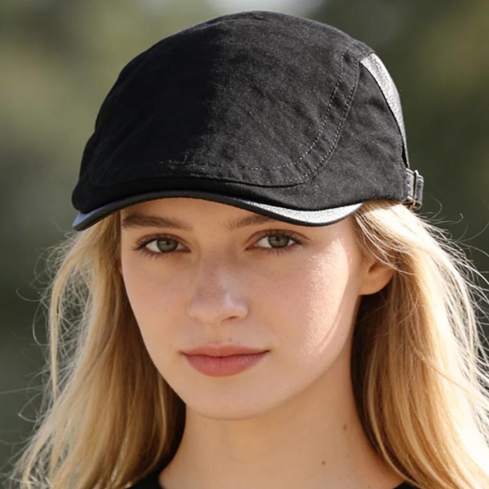 Nuovo Stile Unisex Berretti Piatto Vintage in Pelle Scamosciata Cappello Classico Newsboy Per Uomo Donna Quotidiano Casual & Stile Retro da Esterno Cappelli