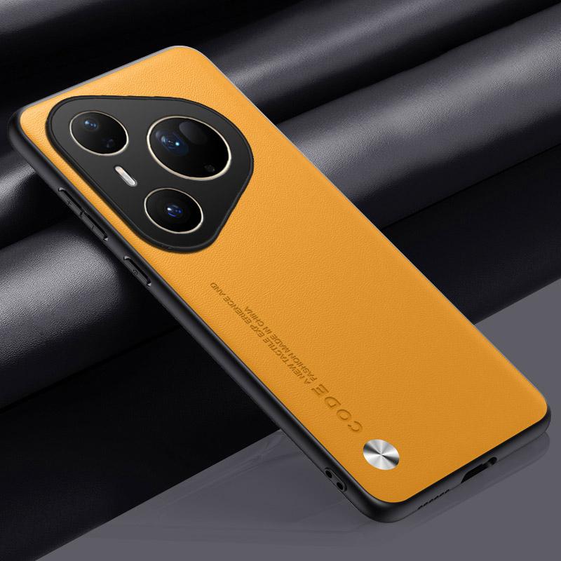 Luxury PU Leather Case For Huawei Pura 80 70 Ultra P60 P50 P40 P30 Nova 14 13 12 11 10 Pro Cover Silicone Protect Phone Case