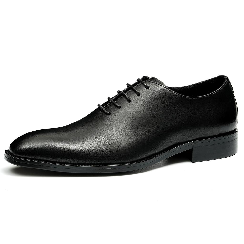 Men's Genuine Leather New Business Dress Leather Shoes Men's Cowhide Simple Whole Leather