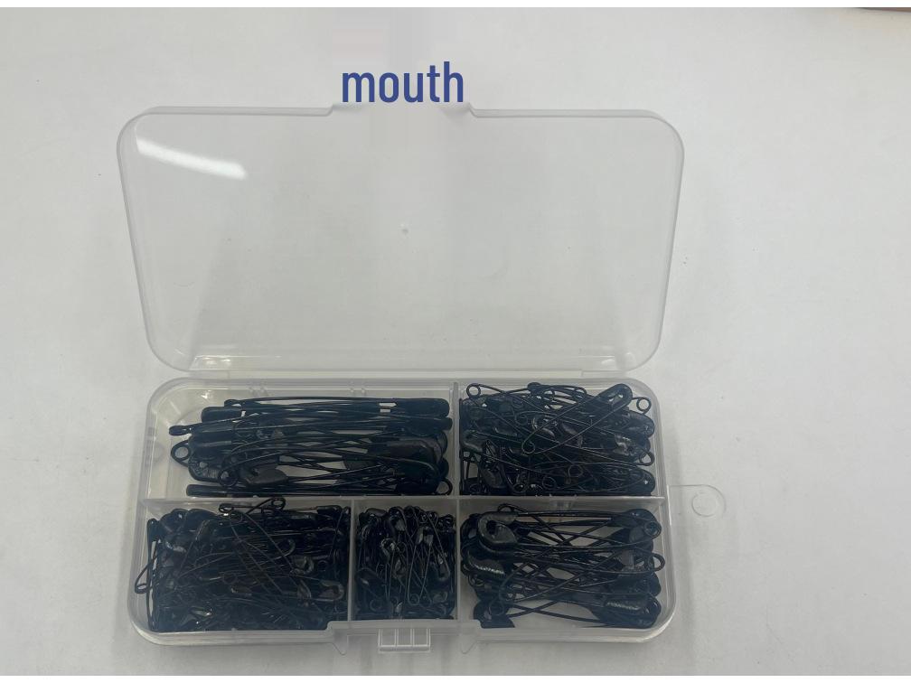 260pcs Silver & Nickel Safety Pins Set for DIY Jewelry & Clothing