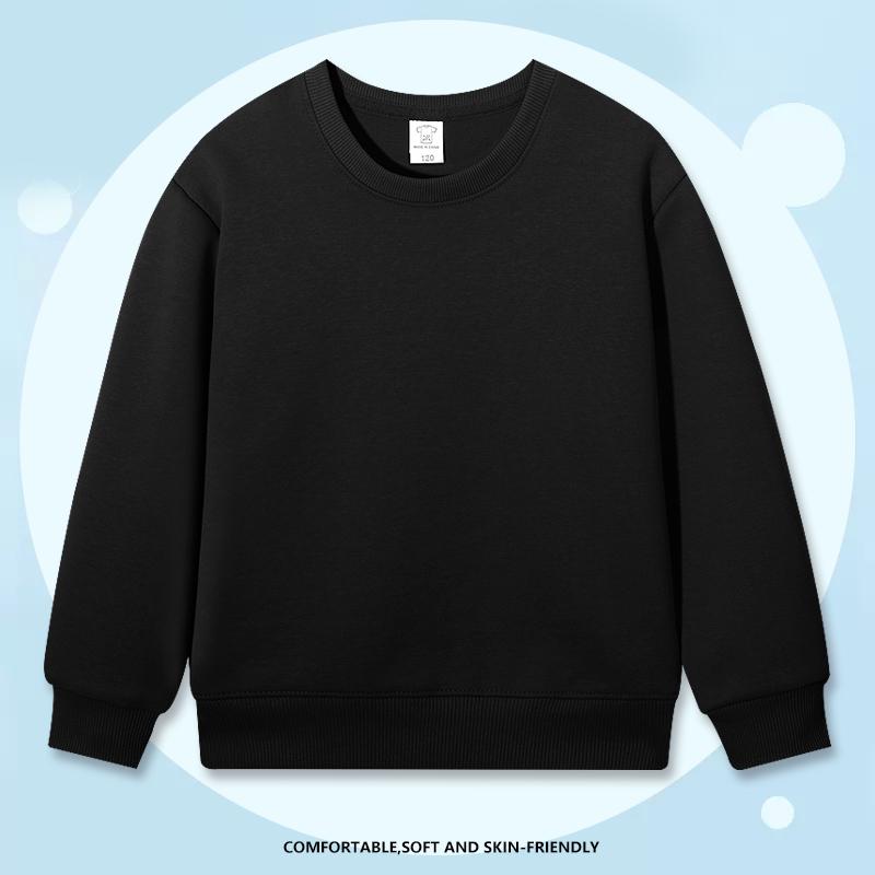 Zirunking 2026 Winter Spring Hoodies Pullovers Kids Boys Girls Round Neck Sweater Comfortable  Sweatshirt Children's Clothing KXINKIDW