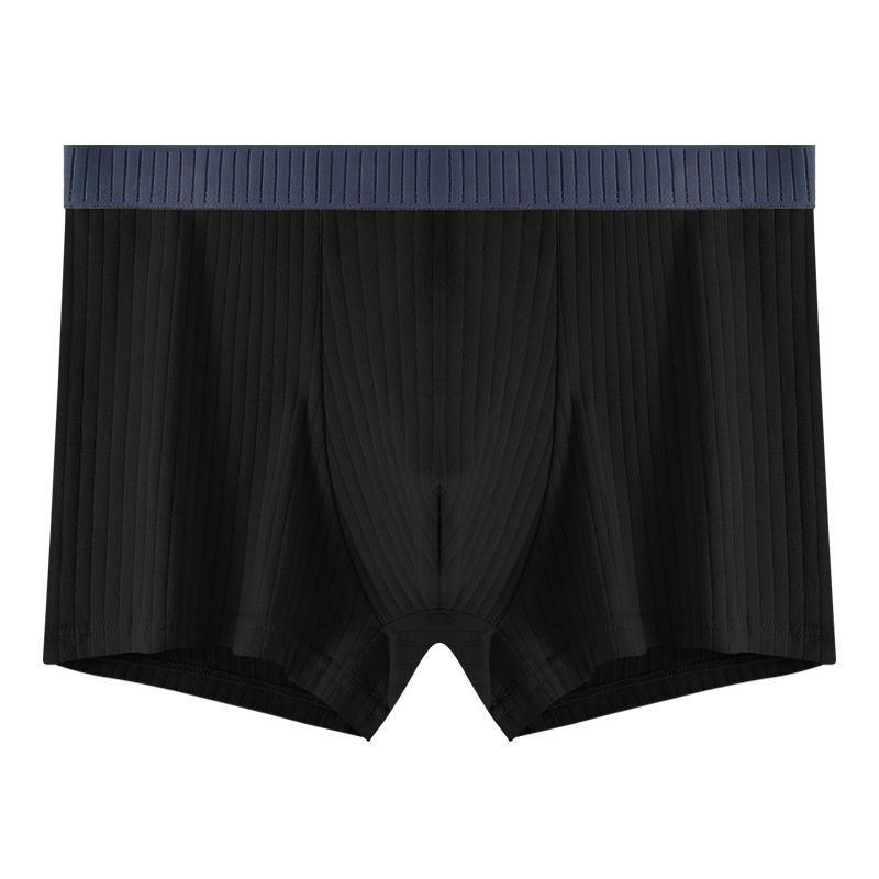 

Мужские трусы-боксеры из чистого хлопка с антибактериальной промежностью для мальчиков-подростков XXL чёрный