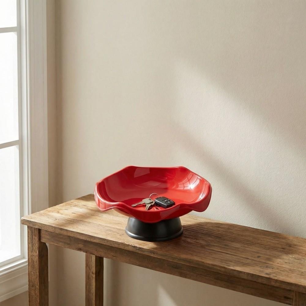 Storage Organizer Fruit Snack Tray Spherical Handle Display Plate Candy Storage Basket  Living Room